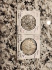 XF/AU 1898 and 1899 JAPAN 50 SEN WORLD SILVER COINS  Y#25 GREAT DETAILS!!!