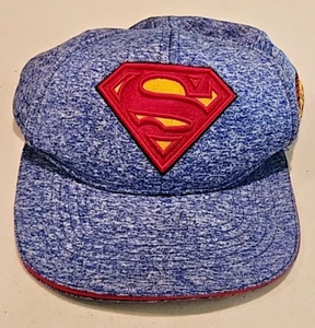 Superman Snapback Hat Adjustable Baseball Cap DC Comics Embroidered Logo - Picture 1 of 6