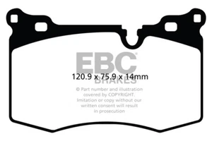 EBC Yellowstuff Front Brake Pad for BMW Mini Clubman R55 1.6 Turbo Works 2008>15 - Picture 1 of 1