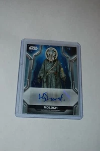 Moloch-Harley Durst-Autograph-Star Wars Solo-Topps Holocron 233/300 - Picture 1 of 2