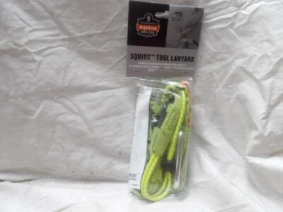Ergodyne Squids 3102 Lime Extended Tool Lanyard 5 lbs