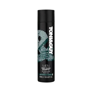 Toni&Guy Men Deep Clean Shampoo 250ml mit Aktivkohle Reinigt & Pflegt - Bild 1 von 2