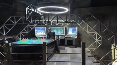 Enorme figura de acción de baticueva escala 1:12 colgante de pared de 5 piezas diorama Foto 1 de 4