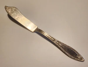 Oneida MYSTIC CORONET SILBERPLATTE flacher Griff Master Buttermesser 7 1/4" lg. - Bild 1 von 2