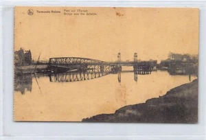 België - DENDERMONDE (O. Vl.) Ruïnes - Eerste Wereldoorlog - Brug over de Scheld - Picture 1 of 2
