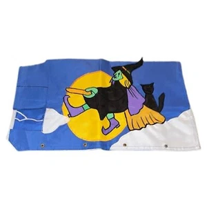 VINTAGE 1994 Halloween Mailbox Cover Witch Black Cat Holiday Decor Spooky Fall - Picture 1 of 7