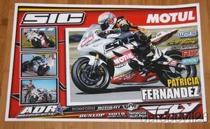 2014 Patricia Fernandez ADR Motorsports Yamaha YZF-R6 Supersport AMA poster - Picture 1 of 1