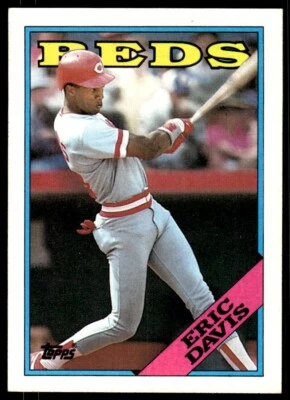 1988 Topps Eric Davis Baseball Card Cincinnati Reds #150 - Image 1 of 2