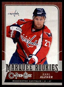 2008-09 O-Pee-Chee Karl Alzner RC RC #705