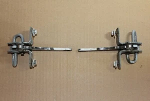 GENUINE BMW E30 SEDAN TOURING REAR DOOR BRAKE STOP STRAP LEFT & RIGHT 2 PCS OEM - Picture 1 of 9