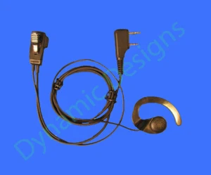 Auriculares con micrófono de bucle para radios Retevis Baofeng Wouxun Hytera Kenwood - Imagen 1 de 9