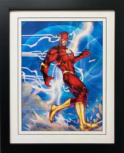 Póster de cómic enmarañado DC ""Flash Vol 4 #3" PERSONALIZADO ENMARCADO MANAPUL BUCCELLATO - Imagen 1 de 4