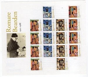 2011 Forever Romare Bearden Sheet of 16, Scott #4566-4569, Mint NH, - Picture 1 of 1