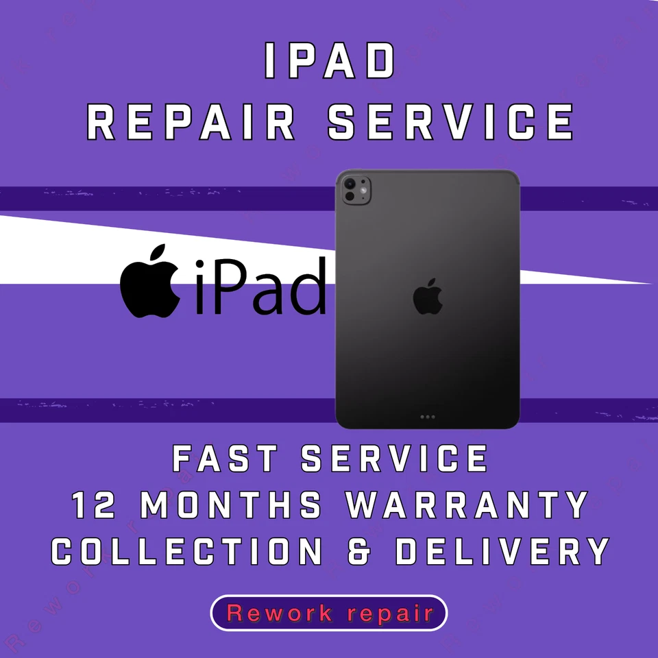 iPad Tablet Repair Service - Water Damage, Screen, Battery, Charging port, Fan - Image 1 of 2