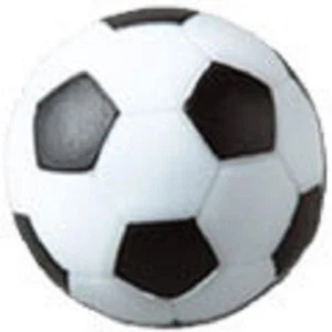 Balón de fútbol estilo balón de fútbol texturizado 35 mm blanco y negro - Imagen 1 de 1