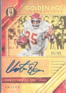 Cristian Okoye Basketball Panini #6 Golden Age Signatures AUSN Warriors - Bild 1 von 2