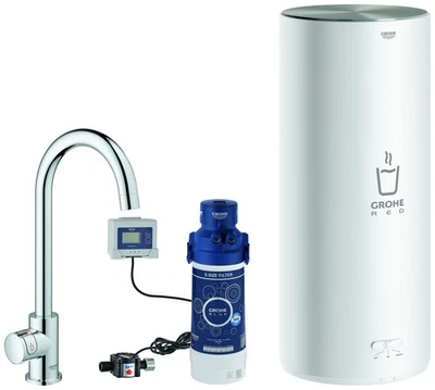 GROHE Red Mono Standventil und Boiler Größe L, C-Auslauf, chrom, 30080001 - Bild 1 von 4