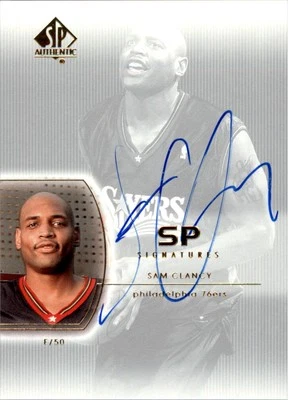 2002-03 SP Authentic SP Signatures #SC Sam Clancy Auto BSK - Image 1 of 2
