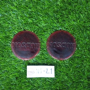 Vintage 1934-1935 HUDSON Taillight Flat Lens Glass Replacement Pair NOS - Picture 1 of 4