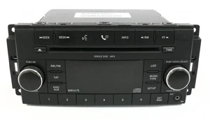 Jeep Chrysler Dodge 2007-10 AM FM mp3 CD Sirius Aux Input Radio P68021161AD RES - Picture 1 of 5
