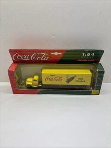 Coca Cola 1930's StyleTractor Trailer 1/64 Die-Cast 1991 Hartoy "Work Refreshed" - Picture 1 of 8