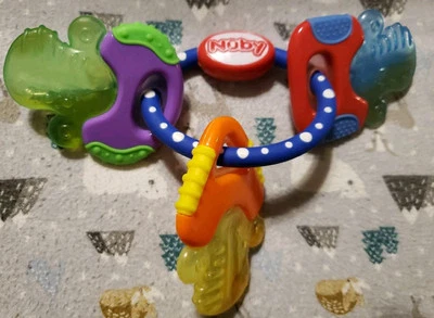 Nuby Baby Teething Key Ring - Image 1 of 4
