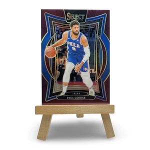 2024-25 Panini Select Paul George #37 Maroon Prizm /175 - Philadelphia 76ers - Picture 1 of 4