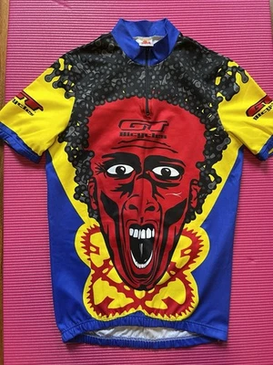 Camiseta de ciclismo GT Bicycles Team Scream Small De Marchi vintage MTB - Imagem 1 de 4