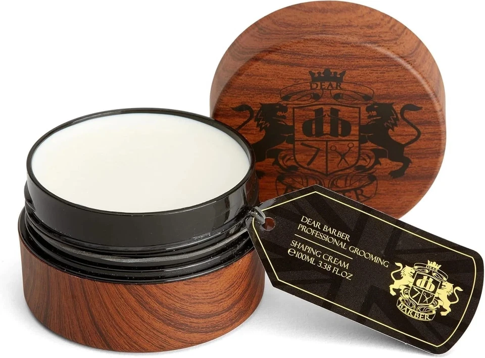 Dear Barber Men’s Shaping Cream 100ml Soft Hold Avocado Oil Matte Hair Styler