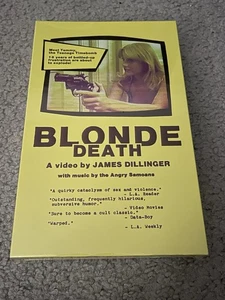 Blonde Death VHS Vinegar Syndrome Degausser Bleeding Skull OOP - Picture 1 of 4