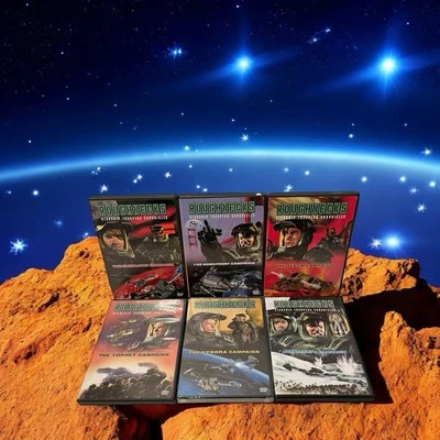 Lot of 6 Roughnecks Starship Troopers Chronicles Campaigns DVD Lot Foto 1 de 4