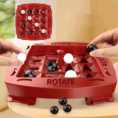 Interactive Four in A Row Game Track Logic Chess  Parent-child Party - Image 1 of 4