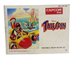 Disney's TaleSpin (Nintendo NES, 1991) Manual de instrucciones original - Aut&eacute;ntico