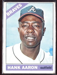 1966 Topps Hank Aaron #500 Braves - Picture 1 of 2