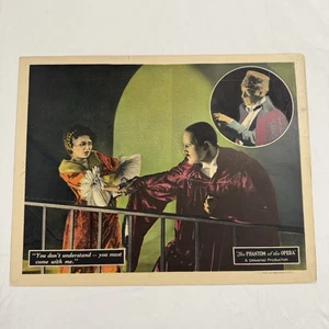 1925 Das Phantom der Oper Original 11x14" Film Lobby Card Lon Chaney - Bild 1 von 6