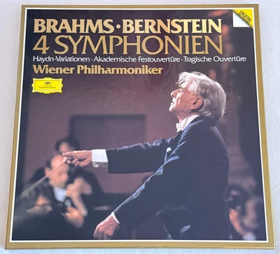BRAHMS Complete 4 Symphonies BERNSTEIN ED1 DGG DIGITAL 2741023 4LP Box MINT - Image 1 of 3