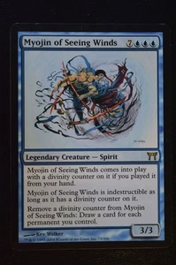 Magic The Gathering MTG MYOJIN OF SEEING WINDS Champions of Kamigawa LP Played - Picture 1 of 2