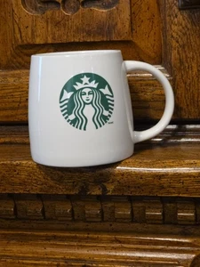 Starbucks Coffee Cup 2011 Classic White Mug Green Siren Mermaid Logo Odd Shape - Bild 1 von 6