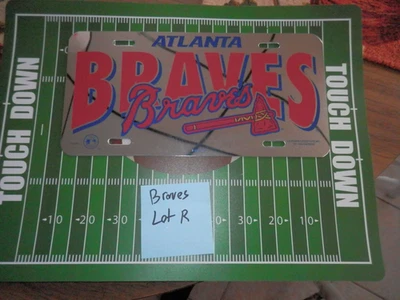 Atlanta Braves license plate vintage 1997 new Lot R 1990's - Image 1 of 4