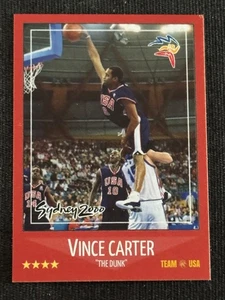 VINCE CARTER 88 Style Red 2000 The Dunk USA Summer Olympics Basketball Card - Picture 1 of 4