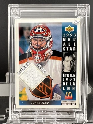 Patrick Roy - 2025 Jersey Fusion Game Worn Patch From A Game 1993 - Image 1 of 4