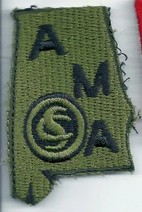 ERA VIETNAM AMA ALABAMA ACCADEMIA MILITARE INSEGNE TOPPA GARZA RETRO - Foto 1 di 2