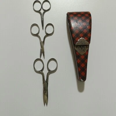 Antikes Nähset Nähen Handarbeit Scheren Box - Bild 1 von 4