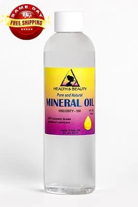 MINERAL OIL 350 VISCOSITY NF USP GRADE LUBRICANT by H&B Oils Center PURE 4 OZ - Picture 1 of 12