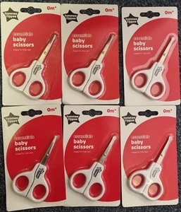 Tommee Tippee Essentials Baby Nail Scissors 0 months + (Bundle of 6) - Picture 1 of 1
