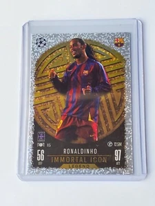 Ronaldinho Immortal Icon Legend Card #II5 - Topps Match Attax 24/25 1st Edition - Picture 1 of 5