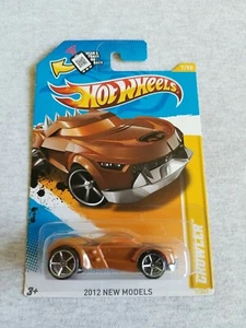 2012 Hot Wheels GROWLER Brown 7/247 EXCELLENT CARD New Models  - Picture 1 of 3