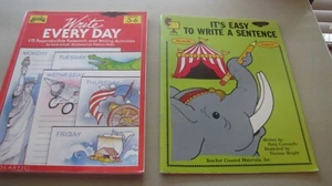 2-Books, It's Easy to Write a Sentence & Write Everyday w/Reproduceable Pages - Picture 1 of 10