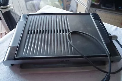 Plancha Grill PHILIPS de table HD4419 max. 2300 W Thermostat réglable + spatule - Photo 1/4