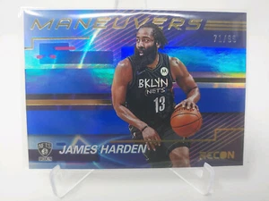 2020-21 Panini Recon Maneuvers Blue Holo James Harden #ed 71/99 Brooklyn Nets sc - Picture 1 of 2